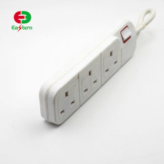 4 way safe electric outlet uk style power strip