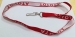 red lanyards polyester lanyards