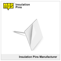 Galvanized steel base Aluminum pins self adhesive insulation pins