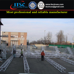 China Fabricated Customized Special A-Shaped Aluminum Roof Truss Rigging Setup