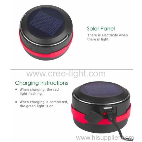 rechargeable camping lanern solar power Multi-functional camping lantern