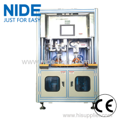 Automatic stator coil winding and coil insertion machine