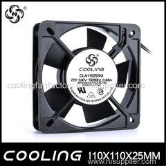 110mm X 110mm X 25mm 11025 4 Inch AC 110 Volt Cooling Fan