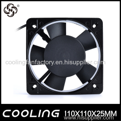 110mm X 110mm X 25mm 11025 4 Inch AC 110 Volt Cooling Fan