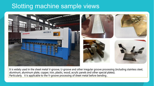 Driving type CNC Stainless steel sheet V grooving machine