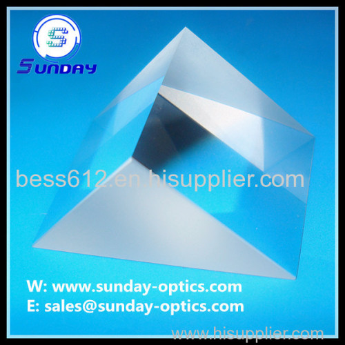 Optical Glass BK7 UV Fused Silica Sapphire Right Angle Prism Aluminum Mirro Coated