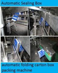Automatic carton box folding machine