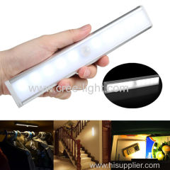 USB Rechargeable 10 LEDs Motion Sensor Cabinet Light