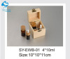 wood box storage boxes essential oil bottle conatiner wooden box