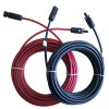 DC solar junction cable with MC4 connectors (male and female) of 2.5mm2 4.0 mm2 6.0 mm2 and 10 mm2 cables with TUV and