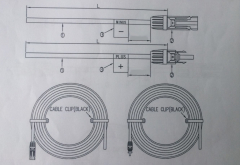 DC solar extension cable with MC4 connectors (male and female) of 2.5mm2 4.0 mm2 6.0 mm2 and 10 mm2 cables with TUV UL