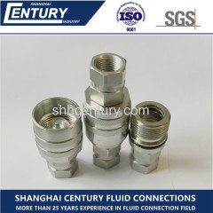 Steel CVV Thread Lock Type Hydraulic Quick Connect Coupling For Vehicles Diggers