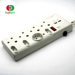 4 WAY South Africa Extension Power Strip with USB charger