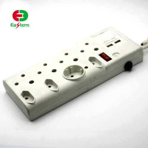 3 way 4 way multi socket extension cord power extension sockets with with shutter