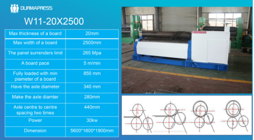High quality electric steel plate rolling machine price