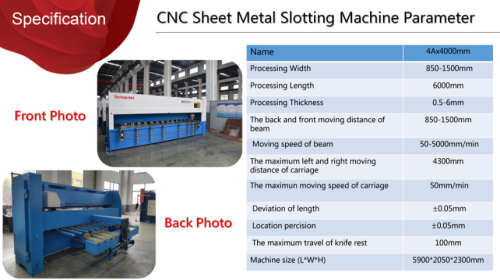 Hot selling 4 meters CNC V grooving Machine