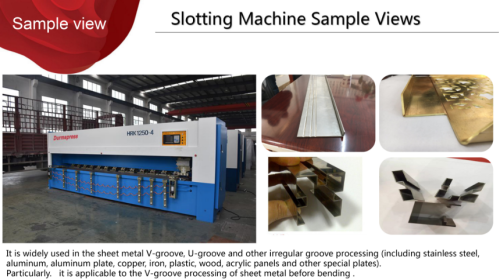 Hot selling 4 meters CNC V grooving Machine