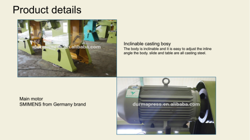 C-frame Inclinable punch press