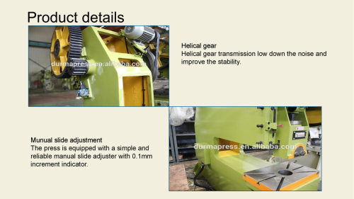 C-frame Inclinable punch press