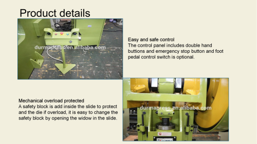 C-frame Inclinable punch press