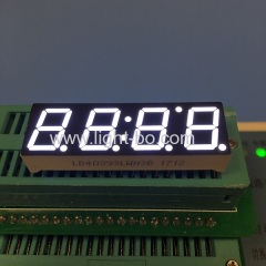 ультра белый 0,39 "общий катод 4-значный 7-сегментный светодиодный дисплей часов для бытовой техники