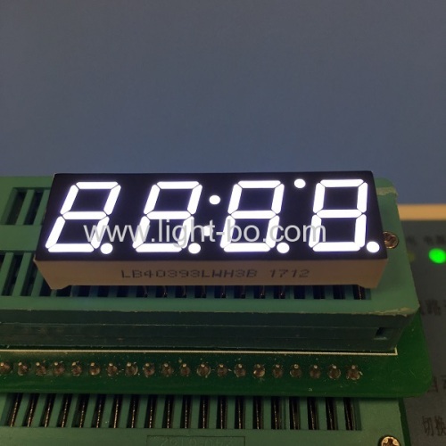 Ultra white common anode0.394 Digit 7 Segment LED Display for Digital Set-top Box (STB)