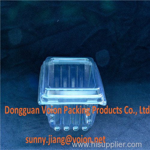 Clear Plastic Fruit Storage Box with PP or PS Pet Material