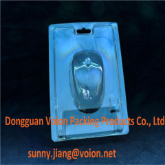 fold blister packaging box for packing computer mouse