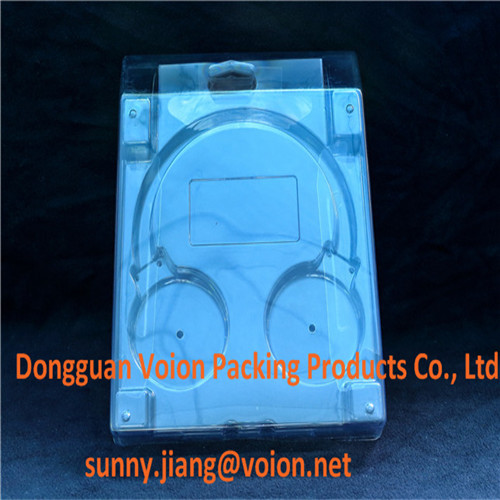 clear headphone blister clamshell packaging box