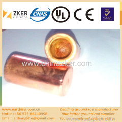 copper weld ground rod driling head/ driving head