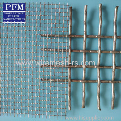 2mm Stainless Crimped Wire Mesh