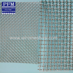 10mm stainless steel square crimped mesh