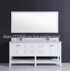 White high gloss liquidation bathroom vanity