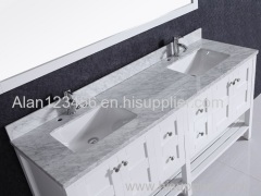 White high gloss liquidation bathroom vanity