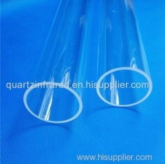 YUD Both ends open Transparent quartz clear glass tube