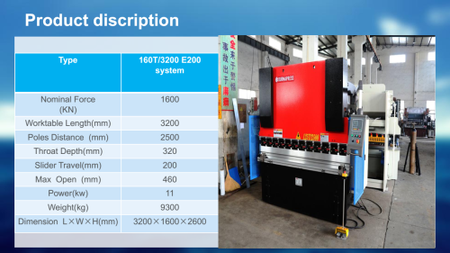 WC67Y hydraulic sheet metal cnc  bending machine