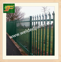 UK and Australia marketing Black galvanized coating palisade fence panel