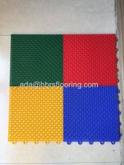 Hot Sale Plastic Triangle Suspension Assembled Basketball Flooring