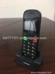 Elder mobile phone with holder of charger