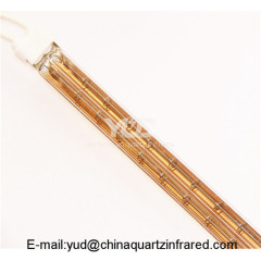 double gold quartz infrared tube heating elements costome made size