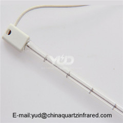 Customer made SK15 3000W 400V micro heating element quartz glass heating lamp