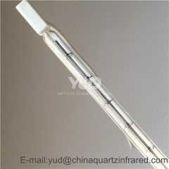 Customer made SK15 3000W 400V micro heating element quartz glass heating lamp