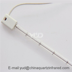 Customer made SK15 3000W 400V micro heating element quartz glass heating lamp