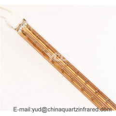 Energy efficient Golden Single Tube Quartz Ring IR Infrared Emitter