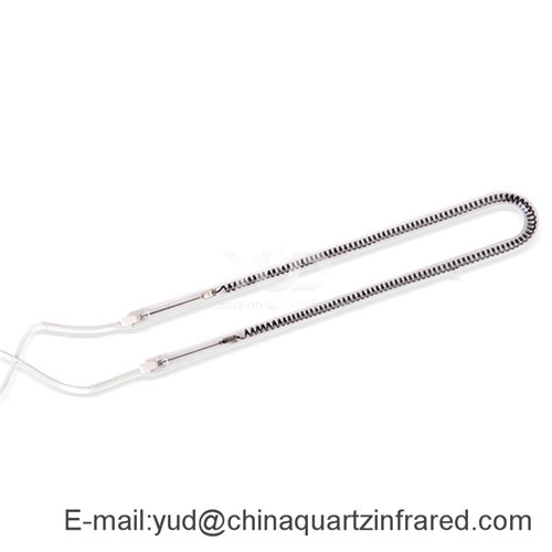 U shape carbon fiber infrared quartz heating lamp