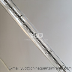 X type 230v 500w 242mm clear ir infrared emitter for Carton printing and drying