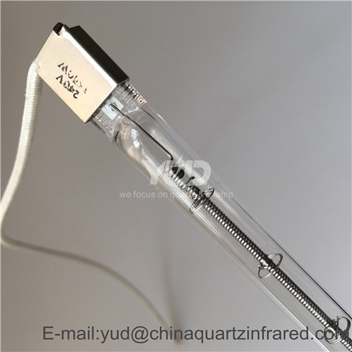 medium wave infrared heating lamps for powder coating curing