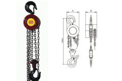 Hand Chain Hoist Lifting Weight: 0.25t - 30t Weight: 3.5kg - 400kg