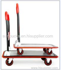 Red Deluxe Platform Trolley