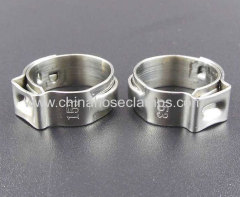 Single Ear Stepless Hose Clamp